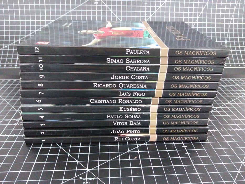 Livros sobre Futebol e Golfe coleção Os Magníficos 12 volumes