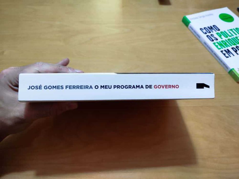 Livro O meu programa de governo, de José Gomes Ferreira