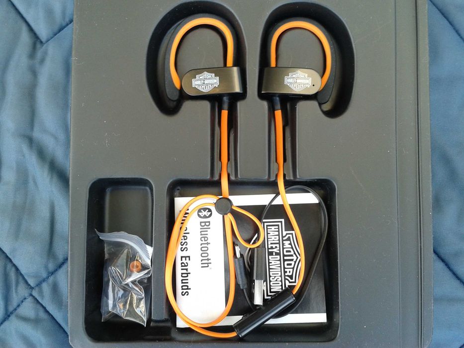 Słuchawki bezprzewodowe z mikrofonem bluetooth harley