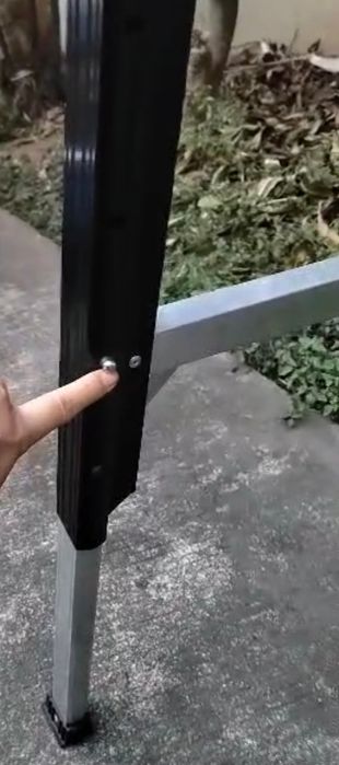Podes roboczy aluminiowy  na schody 115x45 z regulacja wys
