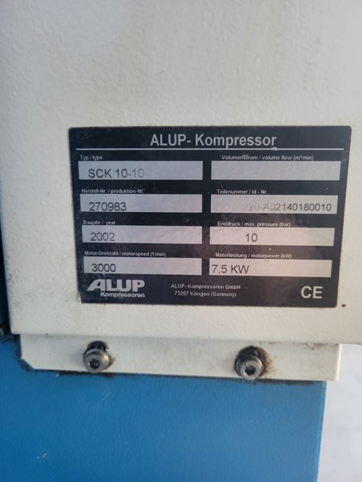 Kompresor śrubowy Alup