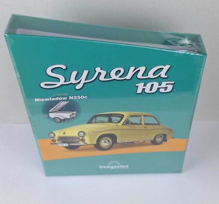 Segregator na gazetki kolekcji model Syrena 105 w skali 1:8