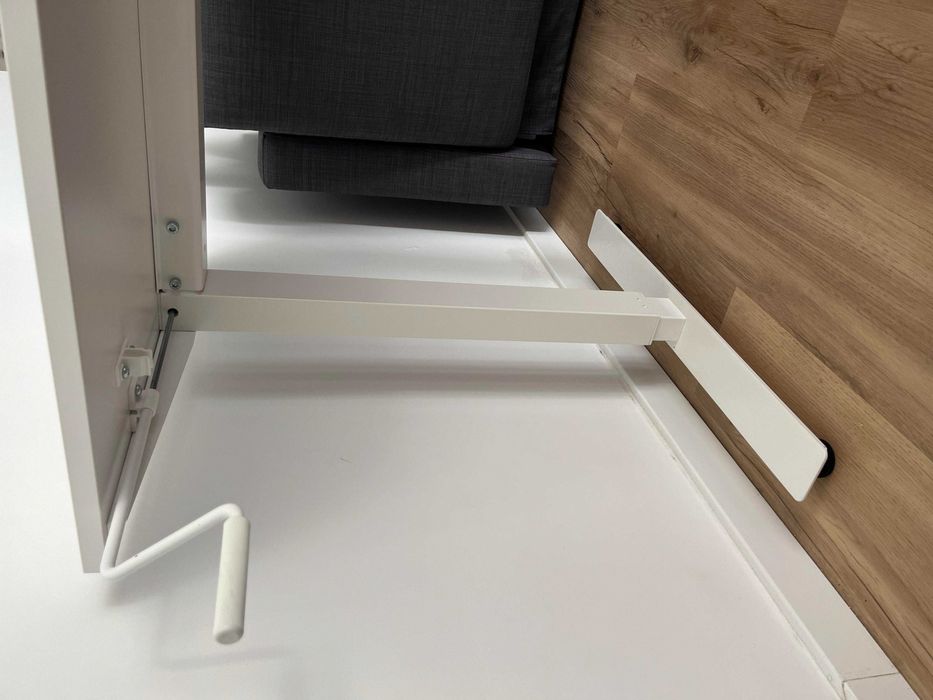 IKEA Trotten Secretária sentado/em pé, branco, 120x70 cm