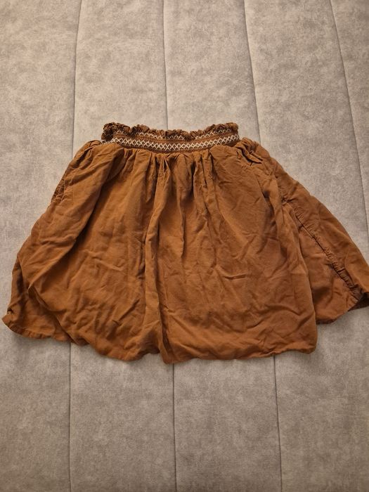 Spódniczka brązowa dla dziewczynki- cool club rozmiarze 134
