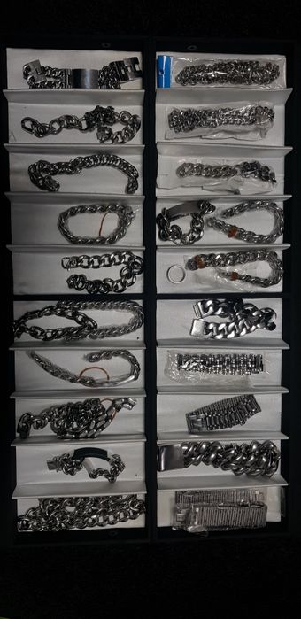 Pulseira aço muito grossa