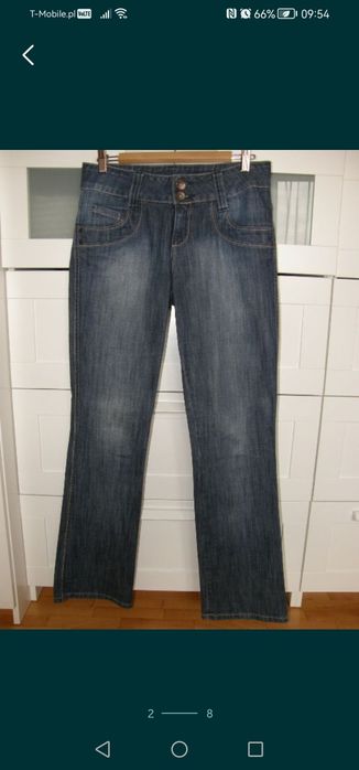 Spodnie JUKON, W30 L34, jeans, klasyczny krój, jak nowe