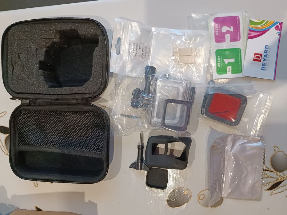 Набір з чохлом для екшн камери в захисному боксі, набір для GoPro