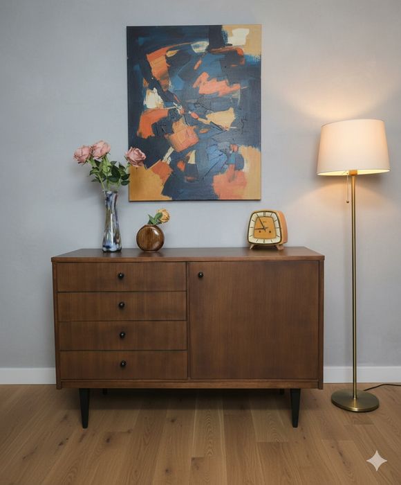 Komoda vintage prl po renowacji