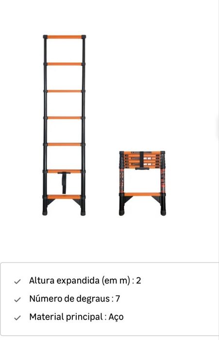 Escada telescopica