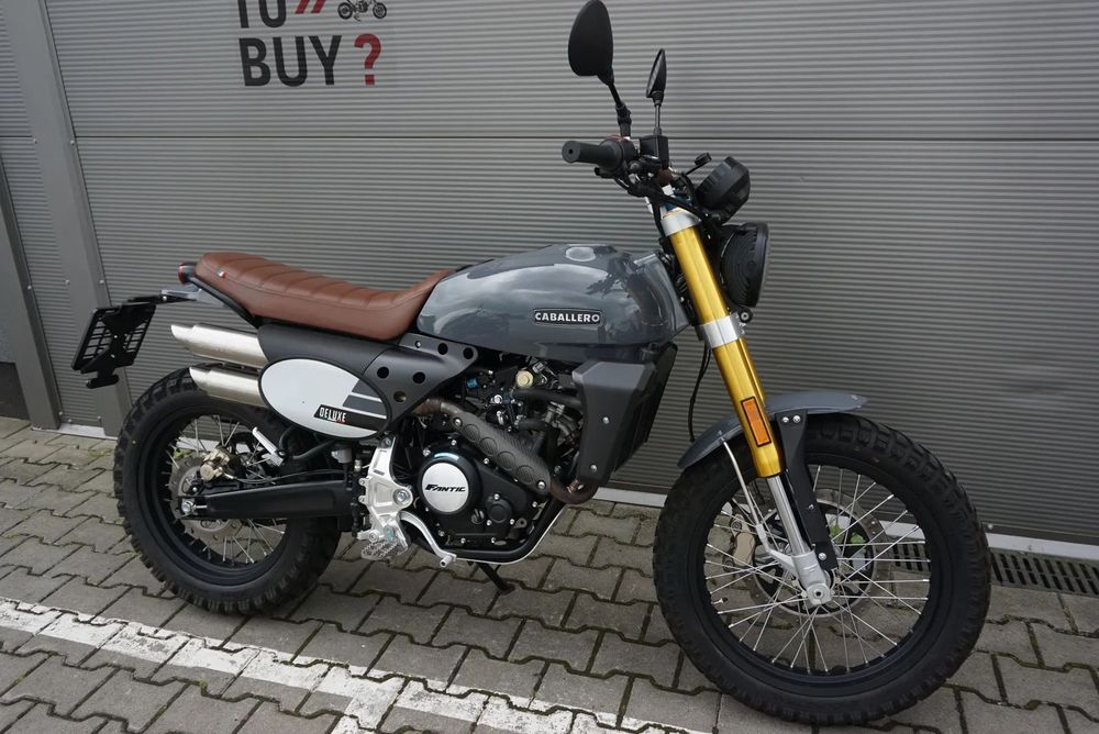 Fantic TX CABALLERO 125 Scrambler DELUXE + KUFER RATY Gwarancja ZAMÓW POD dom!
