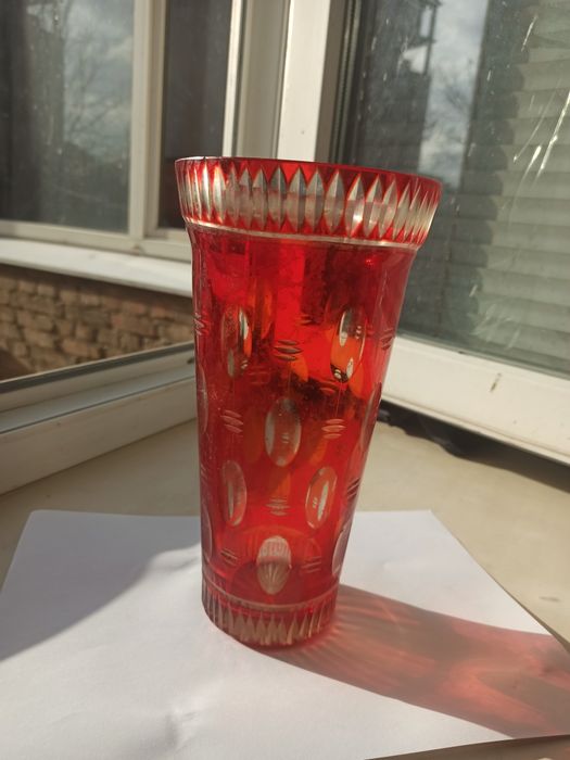 Ваза хрустальная времён СССР