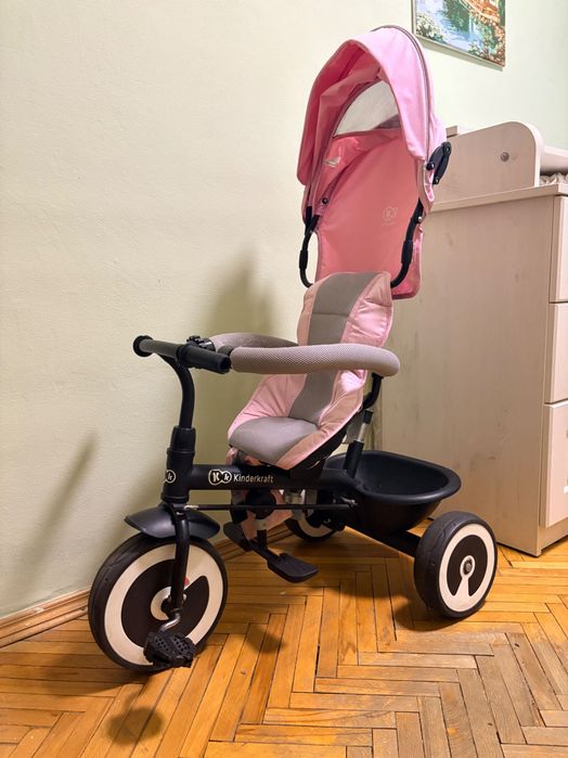 Триколісний велосипед Kinderkraft ASTON (від 9 міс. до 25 кг)