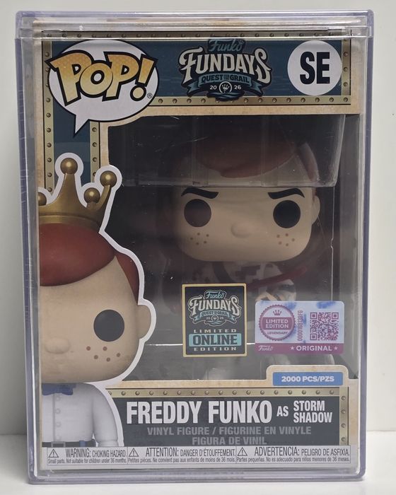 Freddy Funko as Storm Shadow - Funko Fundays Quest Grail 2026 Le 2000 Funko pop