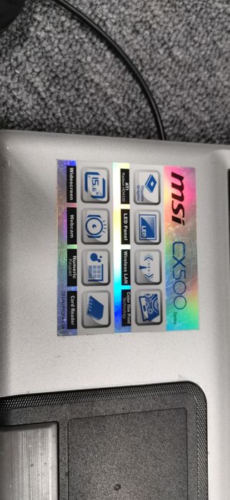 Ноутбук Msi CX500