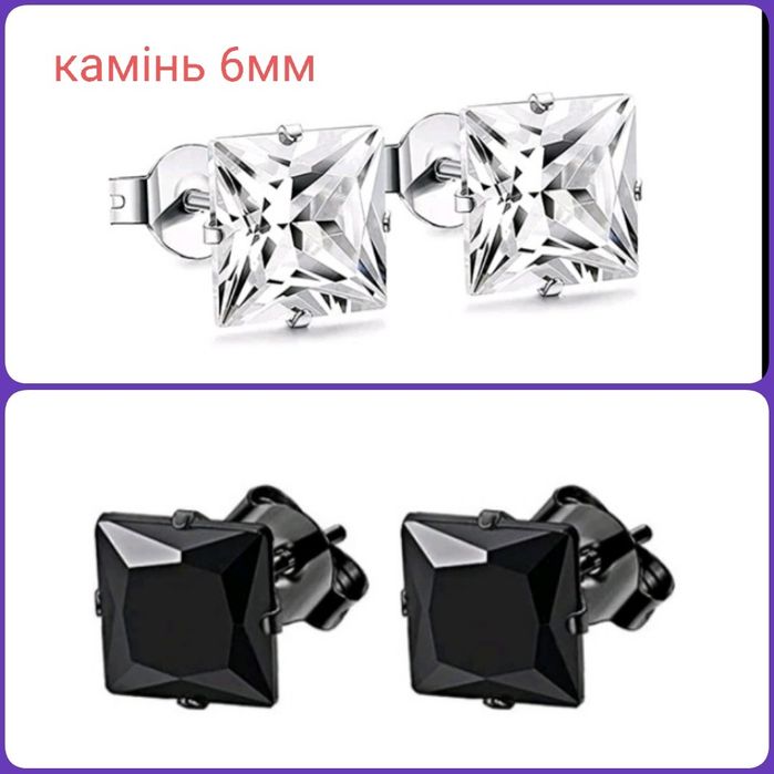 чоловічі сережки цвях пусети фейк-плаги штанга в вухо кільце в вухо