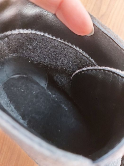 Замшеві ботинки челсі р. 40, черевики натуральна замша стан нових