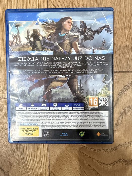 Horizon zero dawn na PS4.