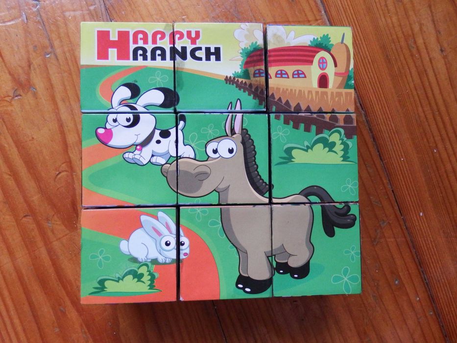 Edukacyjne Klocki Puzzle Układanka 6w1