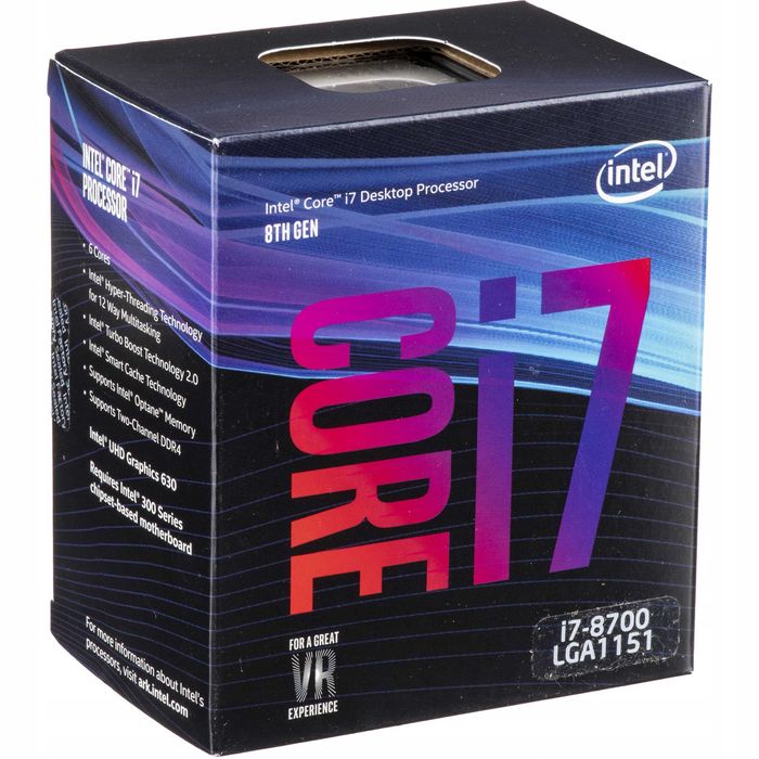CPU procesor Intel I7 8700 3.2GHZ Miedźna • OLX.pl