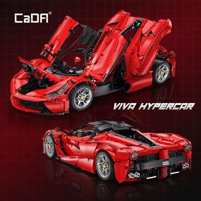 Конструктор CaDa Ferrari LaFerrari 4739 деталей феррарі када в коробці