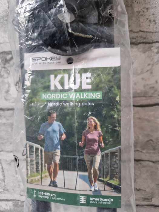 Kije nordic walking Spokey 105-135 cm