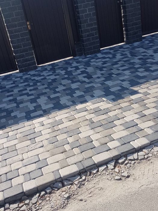 Тротуарная плитка 4,5,6,8см«Старый Город,Кирпич,Катушка-4,5.,6и8см»