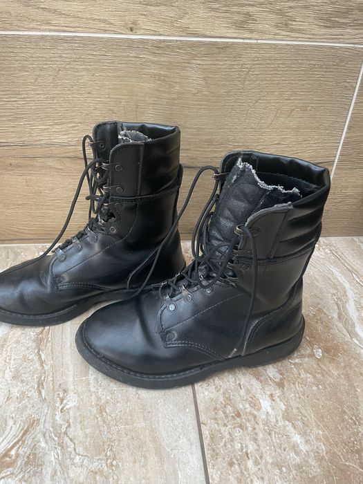 Buty wojskowe skórzane