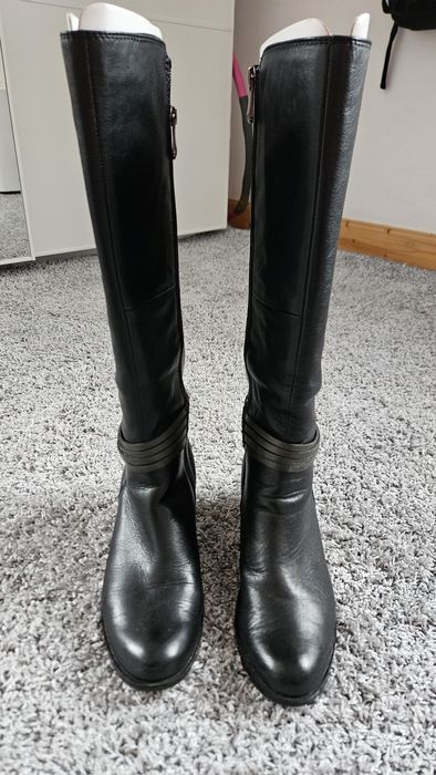 Kozaki skóra naturalna Marco Tozzi 39