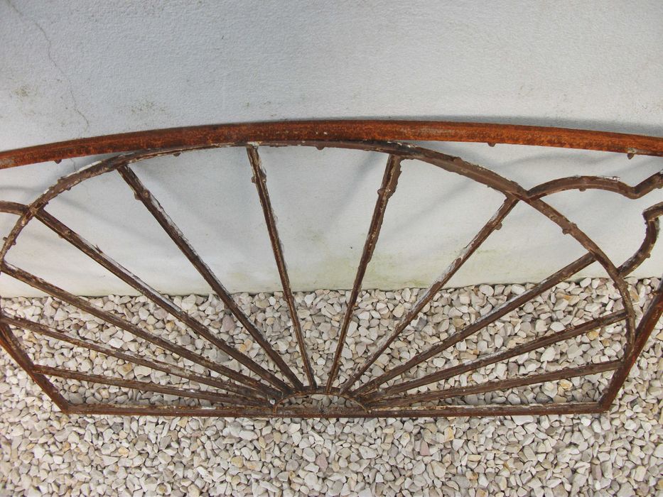 Grade Vitral em ferro forjado Seculo XIX