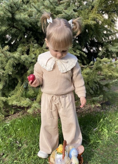 В‘язаний костюм 80-86 розмір littel angel