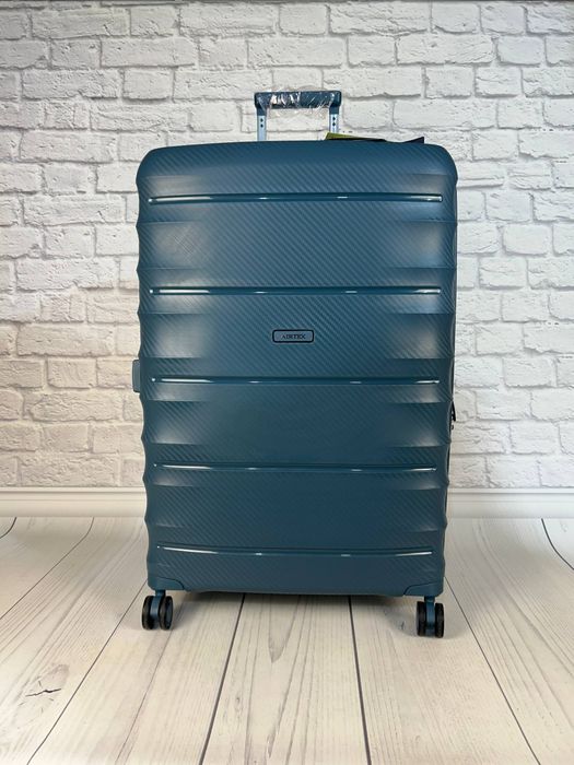 Валіза велика 4 колеса 242B/L синя Airtex (Франція