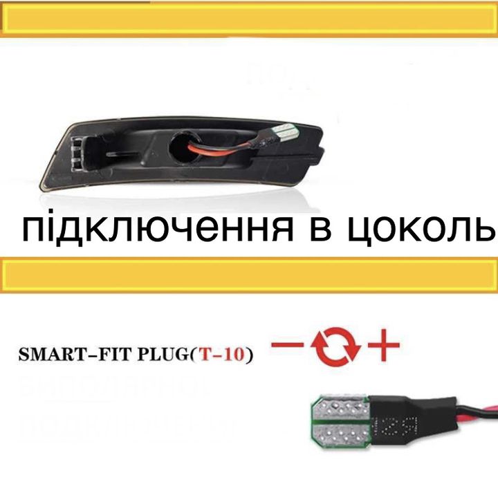 Катафот боковий Світлодіодний VW Tiguan Beetle