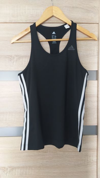 Bluzka na ramiączkach bokserka Adidas S