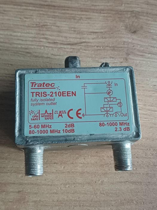 Tratec TRIS-210EEN rozdzielacz zwrotnica splitter kablówka