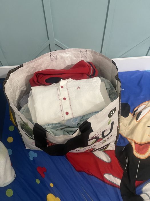 Lote de roupa bebe menino recem nascido ate 80 cm