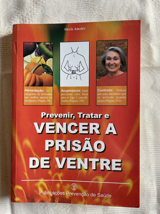 Conjunto de 3 livros da Publicações Prevenção de Saúde