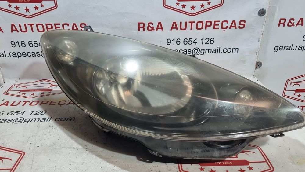 Ótica Farol Frente Frontal Direita Peugeot 1007 2005 a 2008