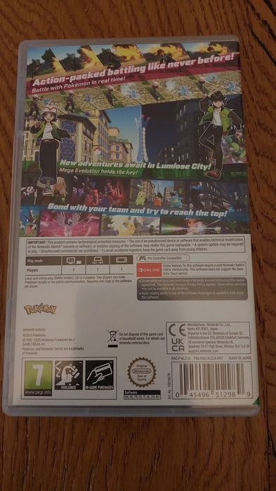 Pokemon Legends Z-A Nintendo Switch