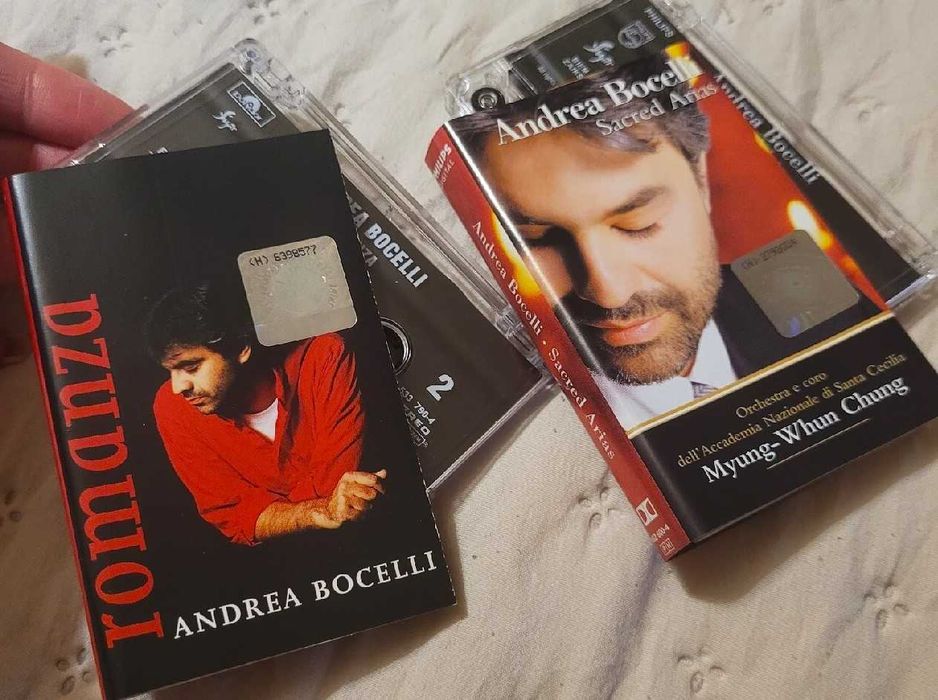Andrea Bocelli - dwie kasety w stanie IDEALNYM