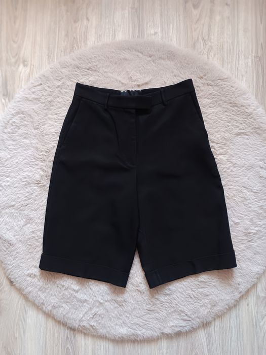 Czarne szorty Bermudy Longchamp 38/M Premium