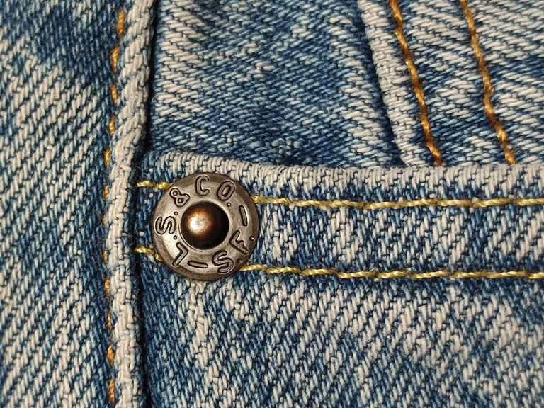 spodnie jeans LEVIS 501 STRAIGHT THE BEN W30 L30 pas 76 77 78 - 79 80