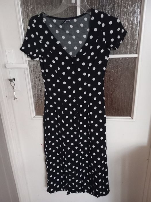 Sukienka w grochy xs h&m
