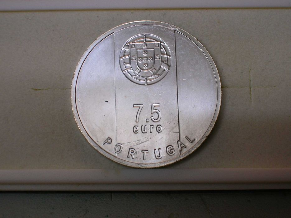 Moeda 7,50 euros - Arq. Gonçalo Byrne / 2020 / PRATA