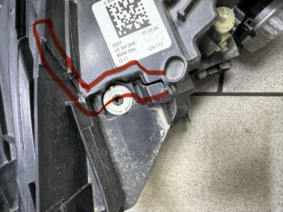 BMW i5 5 G60 фара ліва USA бмв 5 г60 Америка