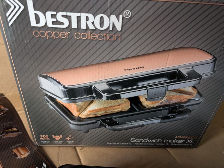 opiekacz do kanapek Bestron ASM90XLCO XL.