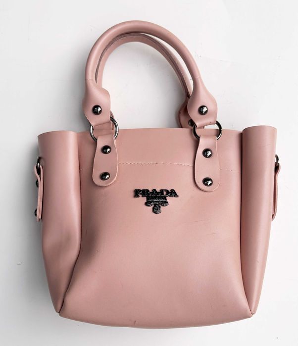 Torebka Różowa Brudny Róż Prada Torba Listonoszka