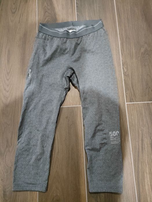 Legginsy spodnie ocieplane termiczne decathlon r. S