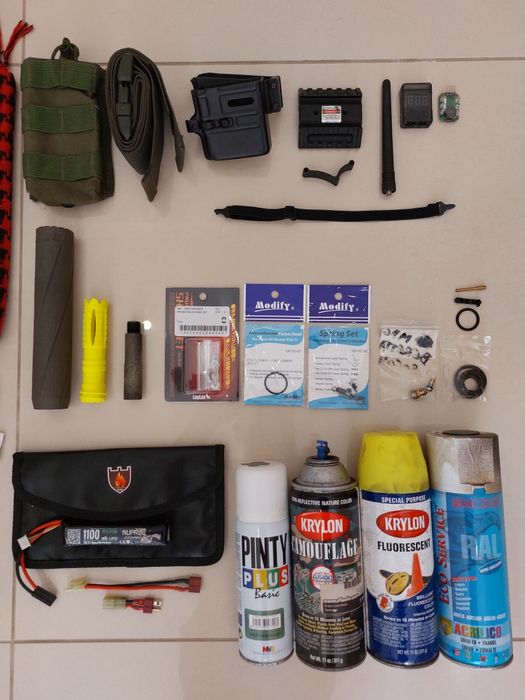 Vários Acessórios de Airsoft