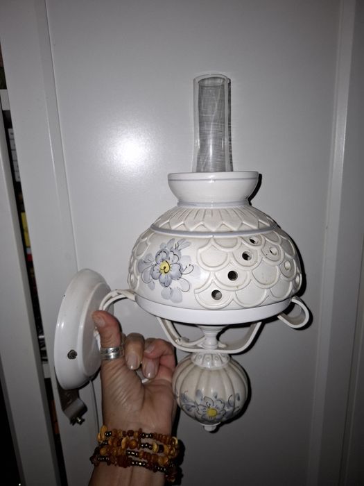 Kinkiet ścienny, lampka wisząca w stylu rustykalnym, vintage