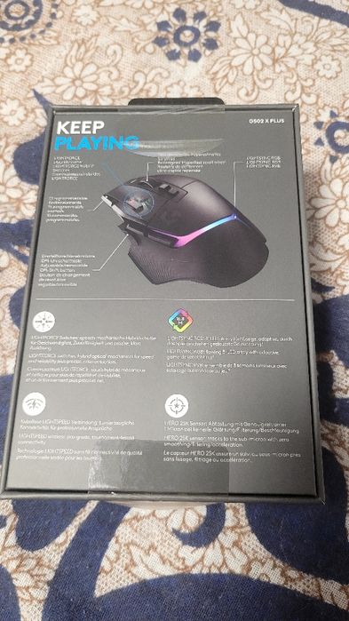 Rato Logitech G502x Plus